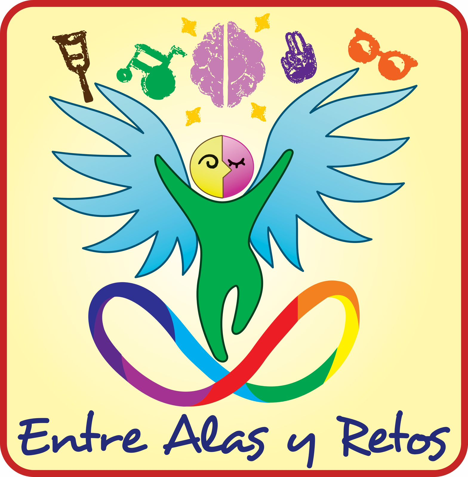 logo entre alas y retos